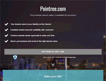Tablet Screenshot of pointree.com
